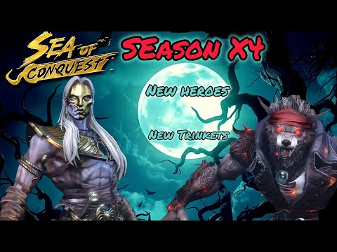 Видео: ОБЗОР СЕЗОНА 9 [X4] В SEA OF CONQUEST | Season Х4 in SOC (ENG SUB)