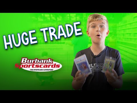 Видео: Превращаем маленькие карточки в большие в Burbank Sports Cards 🌴