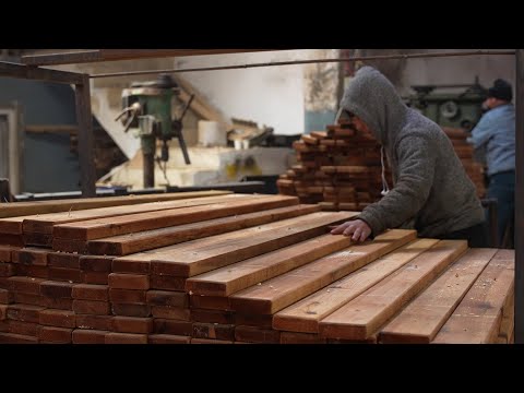 Видео: Как делают садовые скамейки? | Турецкая мебельная мастерская