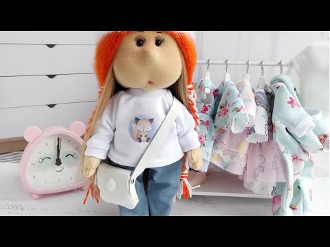 Видео: Мастер класс  джинсы для куклы Урок1