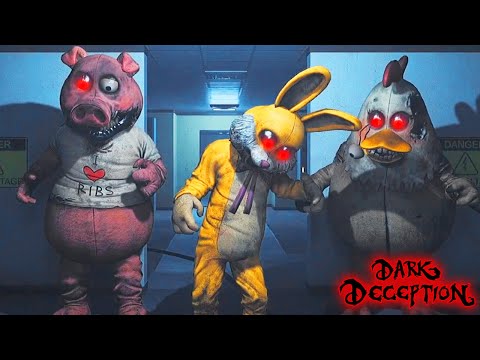 Видео: АНИМАТРОНИКИ ОХОТЯТСЯ за МНОЙ! - Dark Deception 4 глава chapter 4 Mascot Mayhem