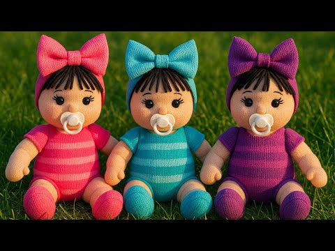 Видео: 😍Как сделать 3 разные куклы-пустышки/💥Они невероятно милые