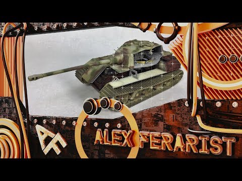 Видео: KING TIGER - нанесение камуфляжа [2]