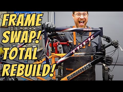 Видео: Обычная реабилитация велосипеда обернулась КАТАСТРОФОЙ! Полная переделка Diamondback в Trek!
