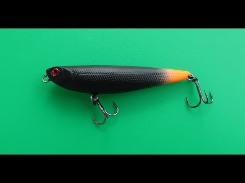 Видео: Видеообзор уловистого уокера Tsuribito Pencil 60 по заказу Fmagazin