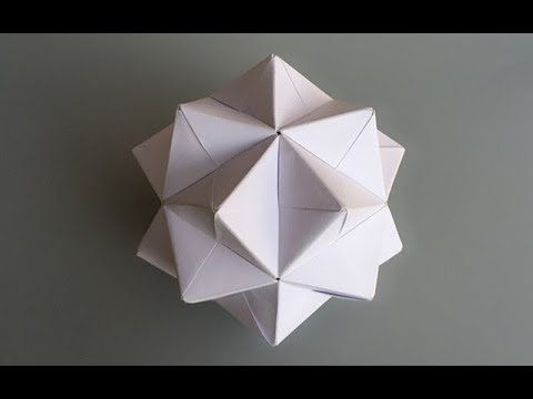 Видео: ABC TV | Как сделать 3D Origami Ball # 4 - Учебник по ремеслу