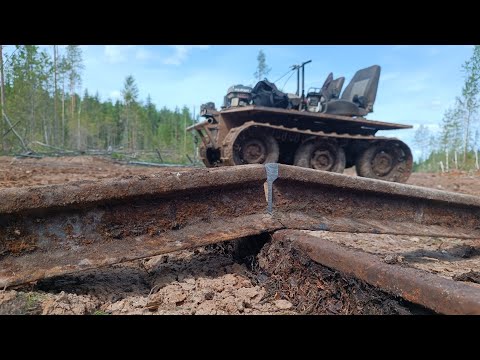 Видео: Хороший металлокоп на старой УЖД . Что нашёл то сразу вывез.