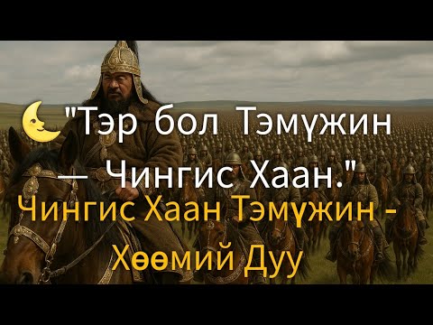 Видео: 🇲🇳 МонголХөгжим - Чингис Хаан Тэмүжин - Хөөмий Дуу