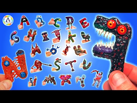 Видео: Лепим АЛФАВИТ ЛОР. Все буквы из пластилина ✔️ Alphabet Lore но Кошмарный