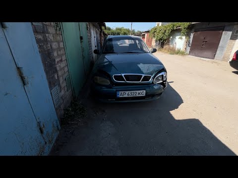 Видео: Ланос  после удара. Куча тачек на ремонт. Гаражные будни