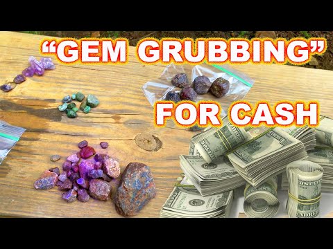 Видео: Превращаем 100 долларов в 5000 долларов. На руднике Old Cardinal во Франклине, Северная Каролина,...