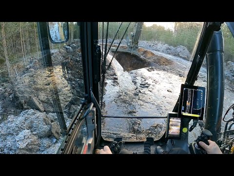 Видео: Дорога в зимнем лесу -- Часть 2