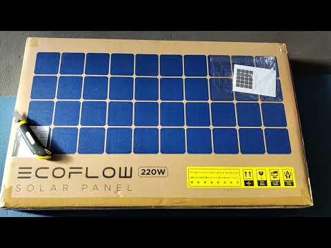 Видео: Обзор солнечной панели EcoFlow 220W Solar Panel и особенности двухсторонних панелей