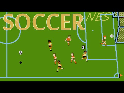 Видео: Soccer (NES Dendy Famicom 8bit) - Full Walkthrough Longplay no commentary - Игра футбол на Денди