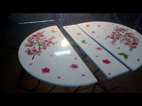 Видео: реставрация стола