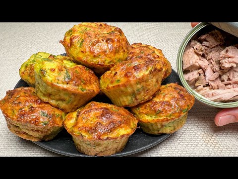 Видео: Если у вас есть кабачки и тунец. Это так вкусно, что я готовлю это почти каждый день!