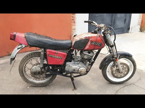 Видео: ИЖ Планета 5: Вилка от иномарки с дисковым тормозом