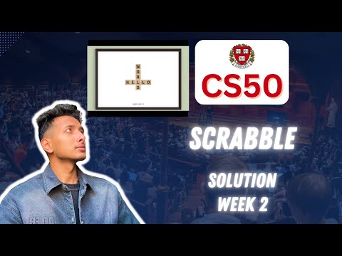 Видео: CS50 PSet 2 — пошаговое руководство по игре Scrabble (для начинающих)