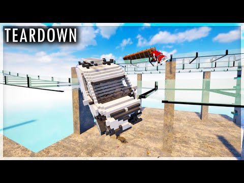 Видео: ВЫЛЕТЕЛ СО СТЕКЛЯННОГО МОСТА В TEARDOWN!