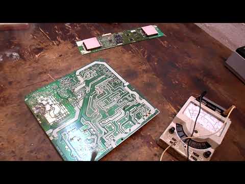 Видео: Toshiba 42AV635DR отключается самопроизвольно.