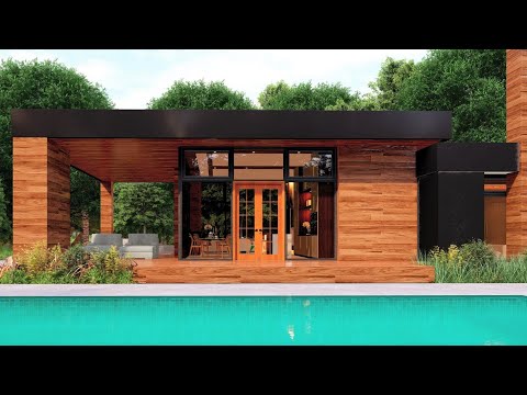 Видео: Природа и минимализм — внутри самого секретного дома в мире, построенного в лесу