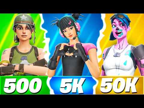 Видео: Типы аккаунтов за 500р / 5.000р / 50.000р в Фортнайт
