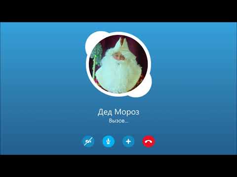Видео: Дед Мороз скайп