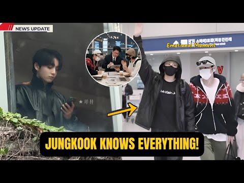 Видео: Скрытый план HYBE для Тэхёна? Появление Чонгука в аэропорту вызвало множество домыслов!