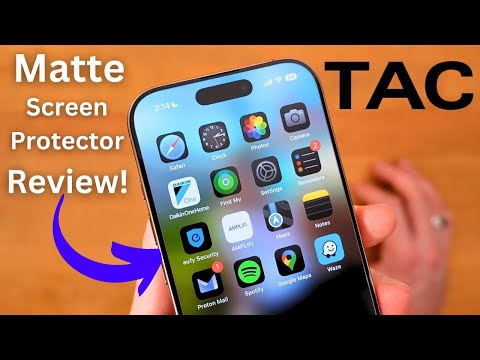 Видео: Защитная пленка TAC Matte для iPhone 16 Pro ОБЗОР!