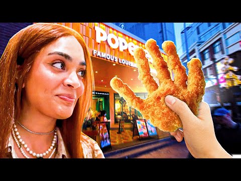 Видео: Это было самое безумное блюдо в меню POPEYES в Китае!