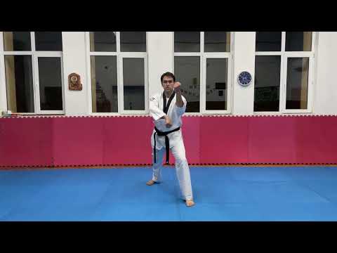 Видео: Пумсе 7 - Тегук Чил Джанг / Poomsae 7 - Taeguk Chil Jang