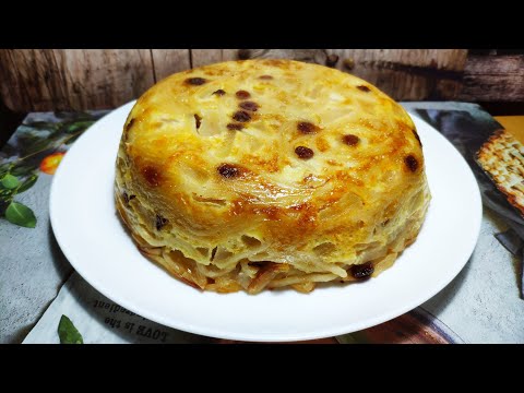 Видео: Сладкая запеканка из макарон с яблоками ! Рецепт вкусного завтрака в духовке ! Просто Рецепт