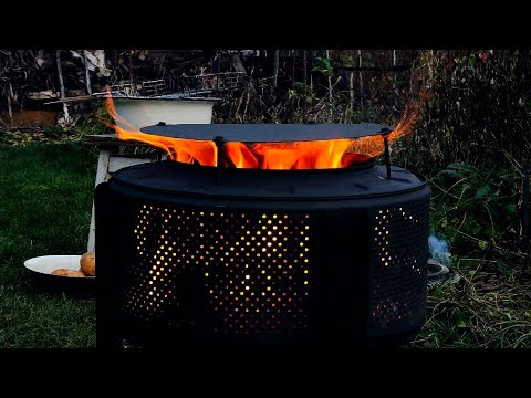 Видео: Мангал из стиральной машинки