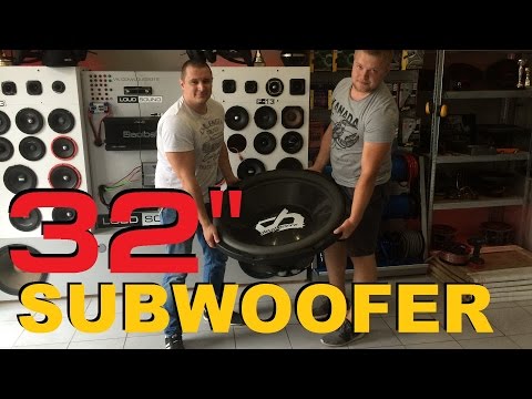 Видео: World's biggest subwoofer! Самый большой сабвуфер в мире! [eng sub]