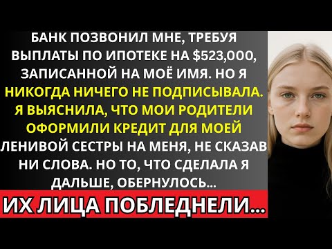 Видео: Мои РОДИТЕЛИ Оформили Ипотеку На $523,000 Для Сестры: "Плати За НЕЁ, Это Твой ДОЛГ". Я Улыбнулась,