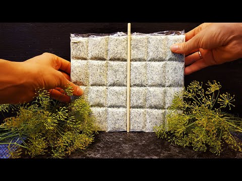 Видео: Век живи - Век учись! Соседка Армянка поделилась прекрасным рецептом ЗАГОТОВКИ УКРОПА!