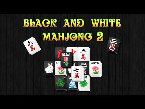 Видео: Игра "Маджонг Черное и Белое 2" (Mahjong Black and White 2) - прохождение