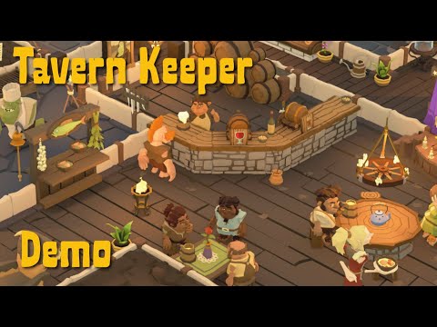 Видео: УПРАВЛЕНИЕ СОБСТВЕННОЙ ТАВЕРНОЙ! - Забавный Tavern Keeper DEMO