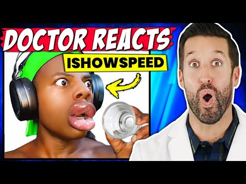 Видео: ВРАЧ смотрит на травмы из IShowSpeed