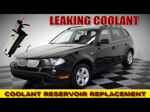 Видео: КАК ЗАМЕНИТЬ ПРОТЕКАЮЩИЙ / ТРЕЩИНЯЩИЙСЯ РАСШИРИТЕЛЬНЫЙ БАЧОК 2008 BMW X3 E83