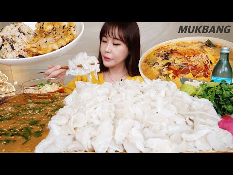 Видео: титр) Flatfish fin 1.6kg Sea cucumber intestine Malatang Guobaorou Rice REAL SOUND ASMR MUKBANG