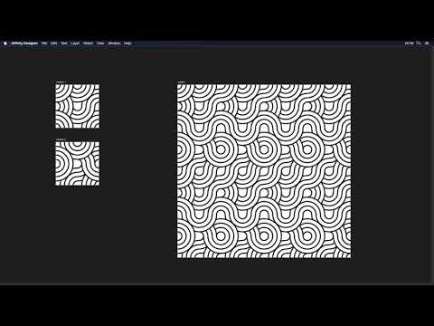 Видео: Как создавать узоры в Affinity Designer