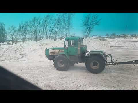 Видео: Буртовка снега на К-742Пр.