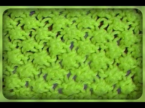 Видео: узор "ежевика", спицами