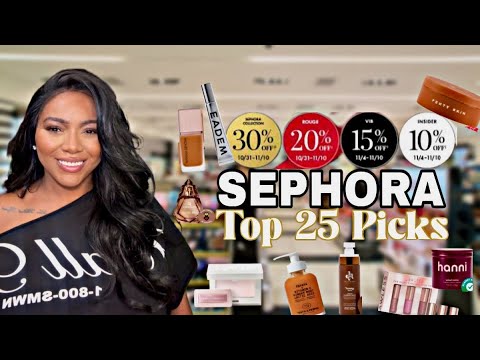 Видео: 25 вещей, которые вам НУЖНЫ на распродаже Sephora VIB 💄✨ (не пропустите!) | Vlogtober, день 26