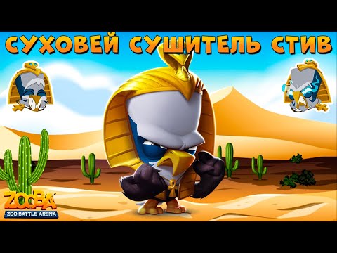 Видео: СУХОВЕЙ ОРЁЛ СТИВ - ЗАСУШИЛ ПАРУ ТОП 1 В ИГРЕ ZOOBA