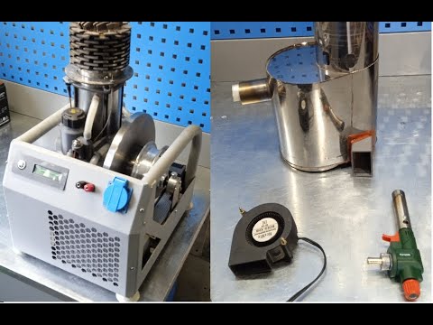 Видео: Очередная версия генератора с двигателем Стирлинга