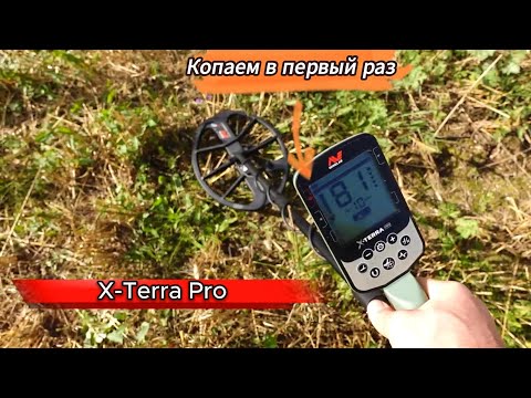 Видео: Копаем в первый раз:  X Terra Pro