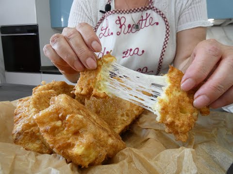 Видео: Вам понравится этот типичный традиционный неаполитанский рецепт. 🥰 Mozzarella In Carrozza Napoletana