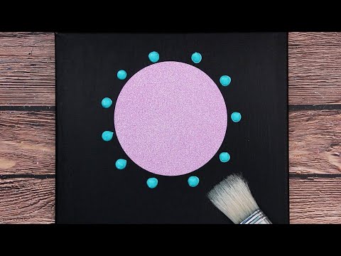 Видео: 🌝 Лунный пейзаж | Акриловая живопись шаг за шагом #347